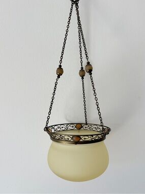 PartyLite Paris Retro Hanging Candle Lamp Bowl
